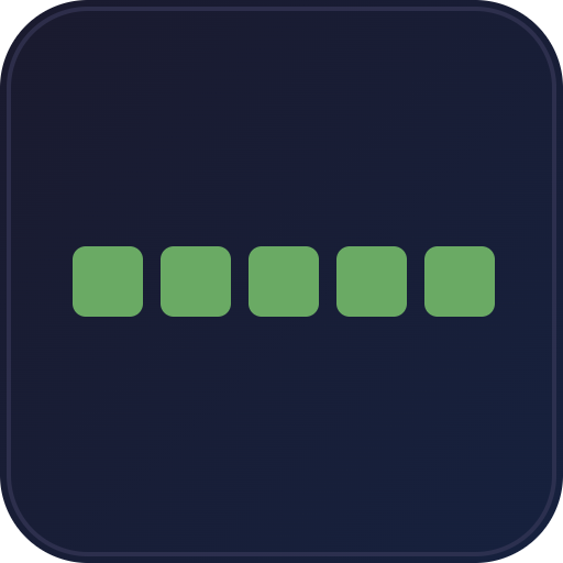 Wordle game interface with tile grid and keyboard